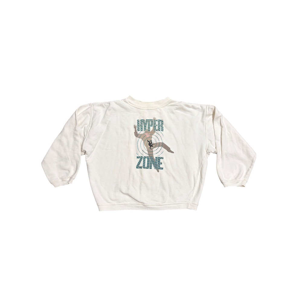 Vintage Select Hypercolor Hyper Zone Sweatshirt White Heat Sensitive Mens M